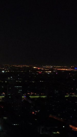 苏州灯火通明的城市31秒视频