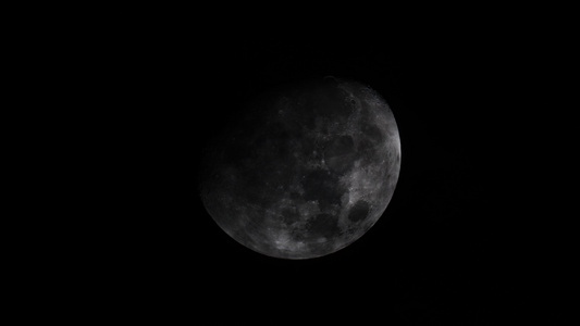 4K夜晚的月亮延时摄影空镜视频