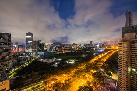 深圳大学夜转日延时摄影视频