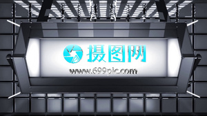 科技电视广播炫酷logo演绎AE模板16秒视频