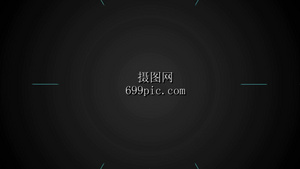 线条风格科技公司logo演绎片头6秒视频