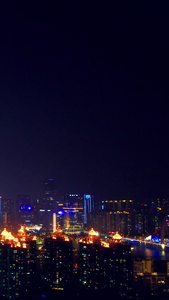 广州塔城市地标夜景航拍北上广深视频
