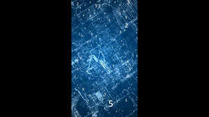 蓝色科技粒子背景12秒视频