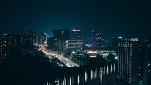 8K河定桥城市夜景车流10秒视频