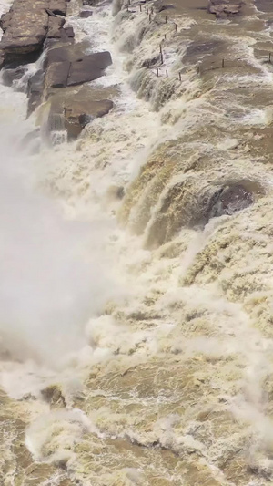 黄河壶口瀑布航拍国家AAAA级旅游景区96秒视频