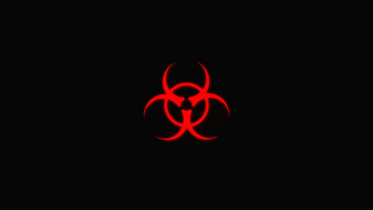 病毒警告标识（可输出A通道）视频