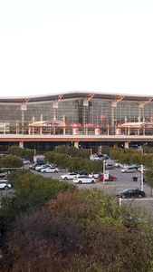 拍摄石家庄正定国际机场T2航站楼正定机场视频