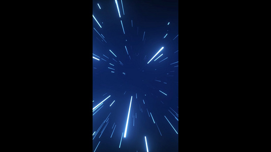 蓝色科技光线粒子背景视频