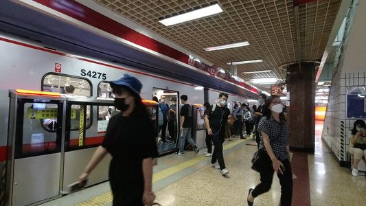 北京地铁一号线【该视频无肖像权】视频