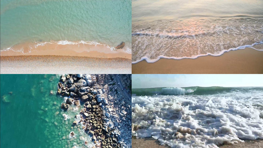 海边海浪风光视频