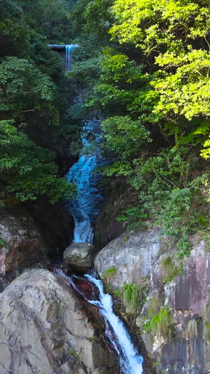 4A风景区青田千丝岩航拍合集93秒视频