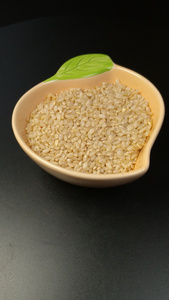 糙米粮食食物视频