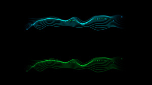 科技感流动起伏线条动画10秒视频