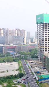 航拍南京河西金融商务区南京河西CBD视频