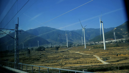 铁路沿线风景视频