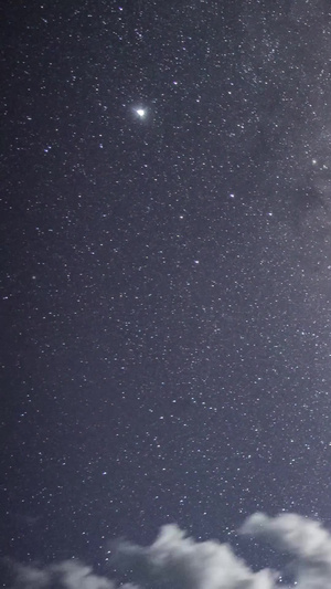 延时银河夜景星空流星素材日月星辰15秒视频