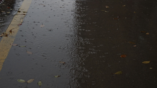 下雨雨滴雨水雨天夏天水暴雨滴水水滴天气雨视频