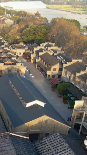 航拍4A镇江著名旅游景点西津渡历史文化街区视频合集江苏旅游78秒视频