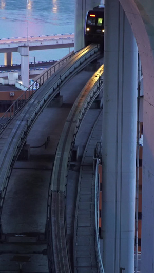 重庆城市轨道交通桥梁城市道路59秒视频