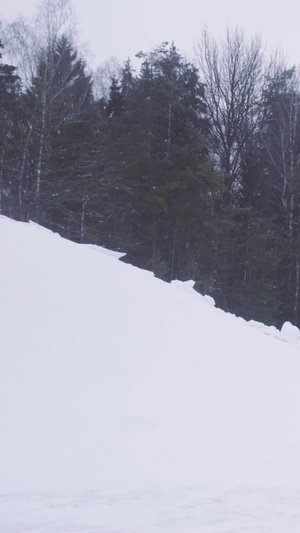 寒冬暴风雪过后铲雪车除雪交通运输29秒视频