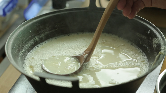 古法酸浆白醋点豆腐卤水豆腐视频