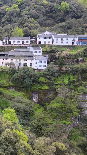 皖南4A齐云山道观太素宫航拍合集风景区103秒视频