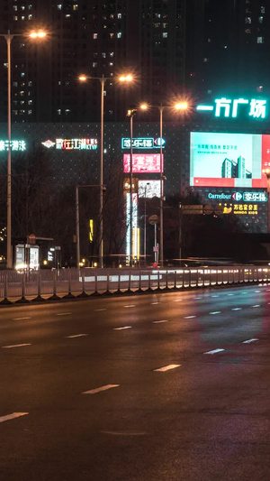 沈阳交通长曝光拉丝夜景延时长曝光延时13秒视频