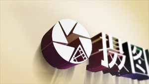 立体logo展示模板-cc201421秒视频