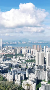深圳南山城市楼群风景延时CBD视频