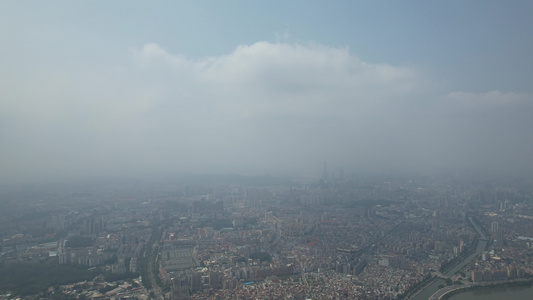 航拍高空下的大地视频