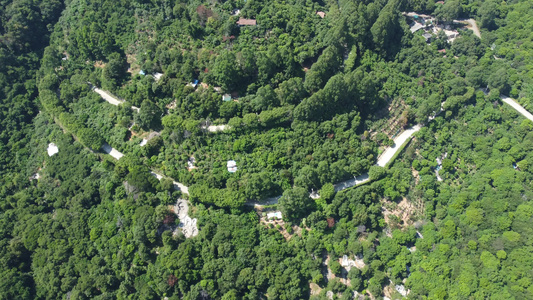 航拍大山风景视频