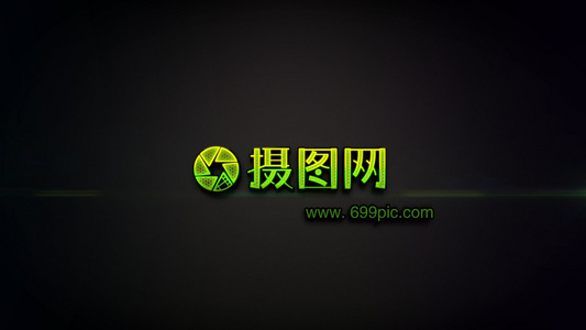 三维霓虹灯logo标志展示模板 AEcc2014视频