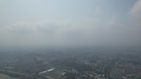 航拍高空下的大地视频