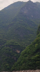 巫山小三峡之龙门峡与倒睡美人峰著名重庆巫山小三峡视频