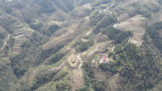 航拍湖南湘西矮寨奇观5A景区视频