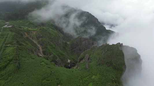 湖北神农架神农谷5A景区航拍视频