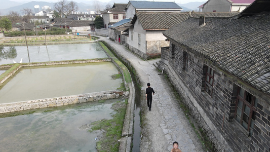 航拍城市建设高楼大厦城市发展视频