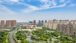 南京六合城市天际线11秒视频