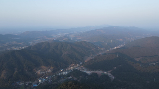 航拍祖国大好河山山川视频