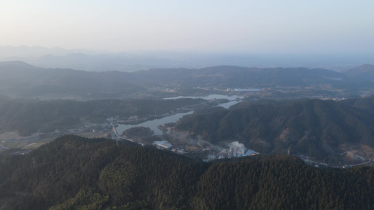 航拍祖国大好河山山川视频