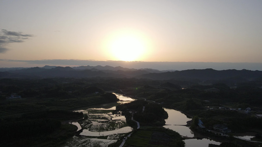 青山绿水大山森林自然风光视频