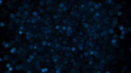 蓝色粒子动画背景元素带透明度通道视频