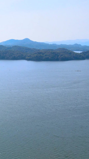 4A风景区仙女湖游船快艇航拍江西旅游118秒视频