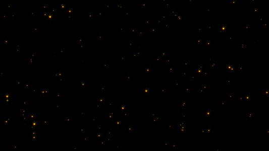 4k金色星空粒子背景视频