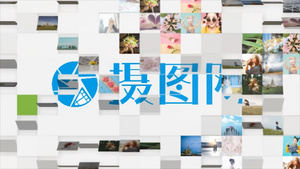 十款图片汇聚logo展示14秒视频