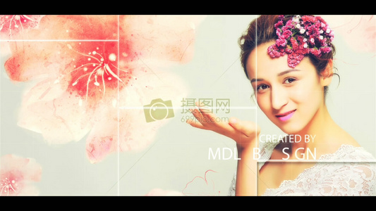 梦幻线条现代人物时尚宣传AECC2015模板视频