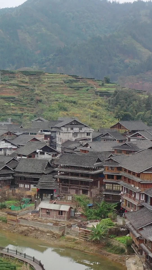 广西柳州程阳八寨风光广西旅游34秒视频