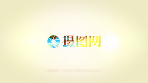 绚丽的彩色烟雾logo展现12秒视频