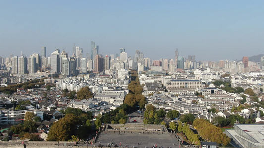 江苏南京城市风光旅游景区航拍视频