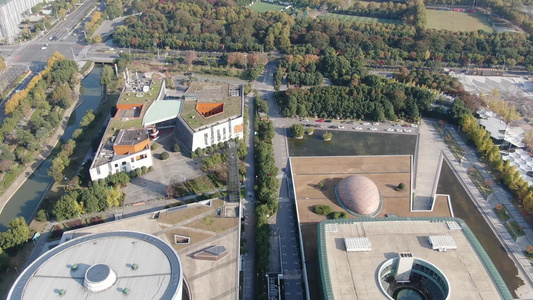 江苏南京城市风光旅游景区航拍视频